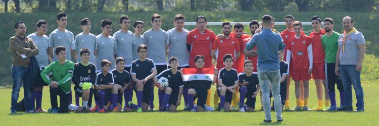 Gruppenfoto Fußballmannschaft