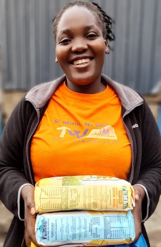 Jugendliche es Projekts 'Magnificat' für welches die Läufer: innen des Run4unitys zur Unterstützung laufen